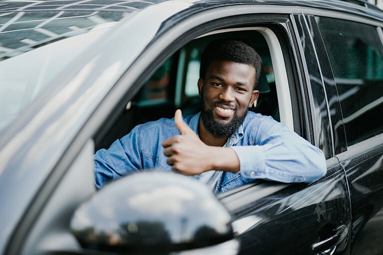 Man Driving Car Man Driving Car